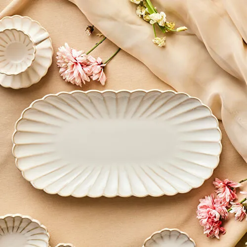 Karaca Daisy Kayık Tabak 31 cm