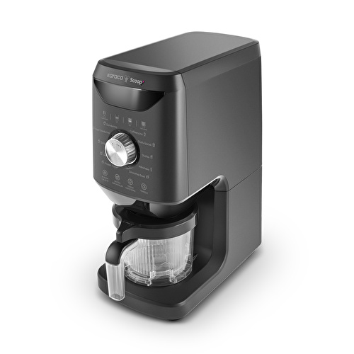 Karaca Scoopi 10 in 1 Dondurma Makinesi Matte Black