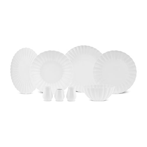 Karaca Stream Bone Umbrella 53 Parça 12 Kişilik Yemek Takımı Beyaz Karaca Stream Bone Umbrella 53 Parça 12 Kişilik Yemek Takımı Beyaz