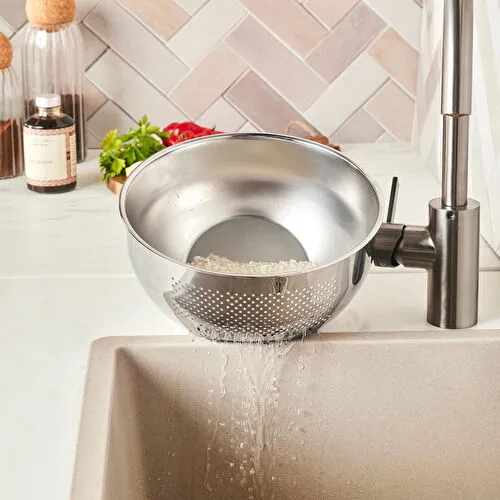 Karaca Mutfaksever Flow Çelik Yıkama ve Süzgeç Kabı 24 cm Karaca Mutfaksever Flow Çelik Yıkama ve Süzgeç Kabı 24 cm
