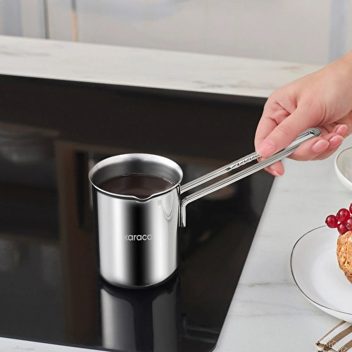 Karaca Sürmene Çelik Cezve 500 ml Karaca Sürmene Çelik Cezve 500 ml