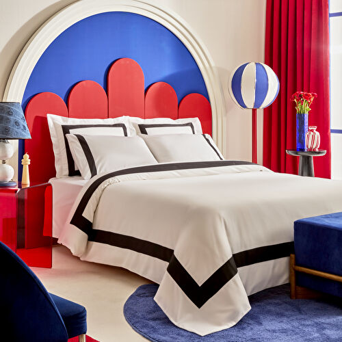 Karaca Home X 2Wins Fame %100 Pamuk Saten Çift Kişilik Nevresim Takımı Beyaz