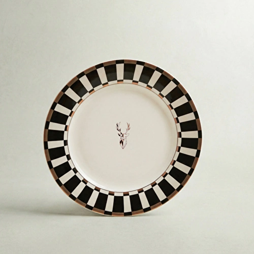 Karaca Aries Geyikli Pasta Tabağı 20 cm