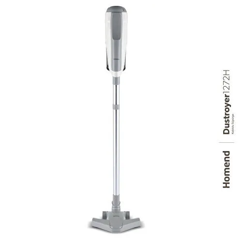 Homend Dustroyer 1272H 2 in 1 Kablolu Dikey Süpürge Beyaz Gri