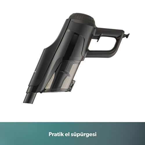 Homend Dustroyer  1272H 2 in 1 Kablolu Dikey Süpürge Siyah