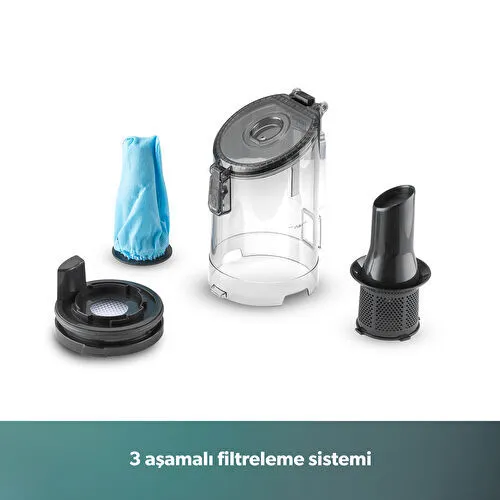Homend Dustroyer  1272H 2 in 1 Kablolu Dikey Süpürge Siyah