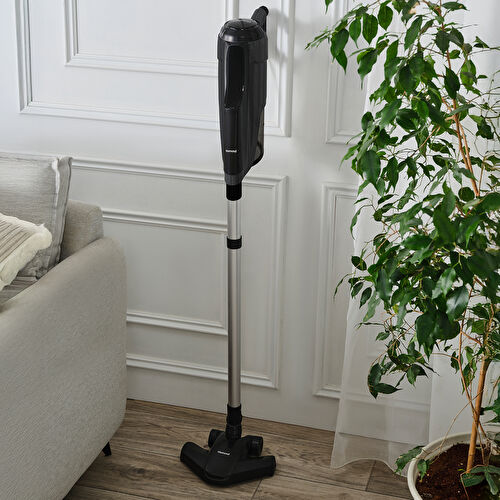 Homend Dustroyer 1272H 2 in 1 Metal Borulu Kablolu Dikey Süpürge Siyah