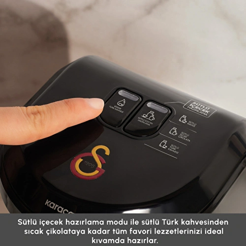 Karaca x Galatasaray Hatır Hüps Sütlü Türk Kahve Makinesi