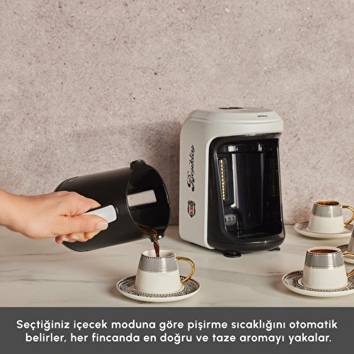 Karaca x Beşiktaş Hatır Hüps Sütlü Türk Kahve Makinesi