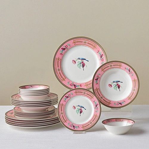 Karaca Forever Bone Calista 24 Parça 6 Kişilik Yemek Takımı