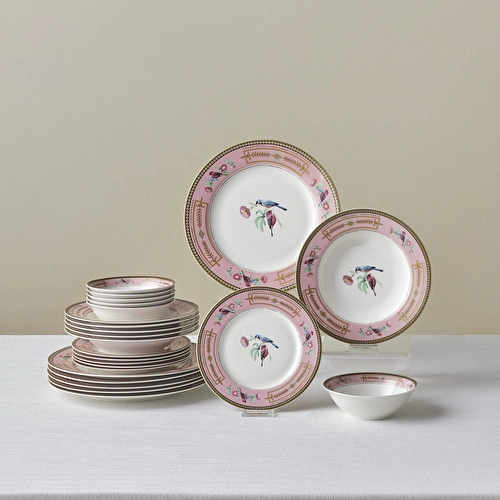 Karaca Forever Bone Calista 24 Parça 6 Kişilik Yemek Takımı