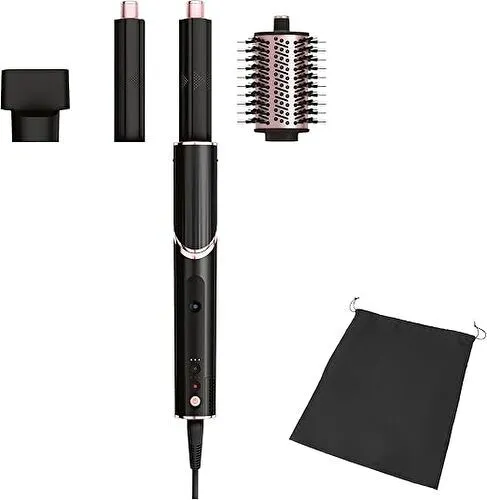 Shark FlexStyle 3-in-1 Saç Kurutma Şekillendirme Sistemi -Black/Rose Gold