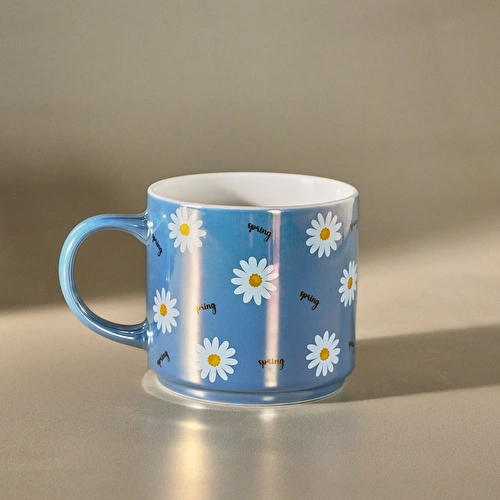 Karaca Daisy Lüsterli Lacivert Mug 420 ml