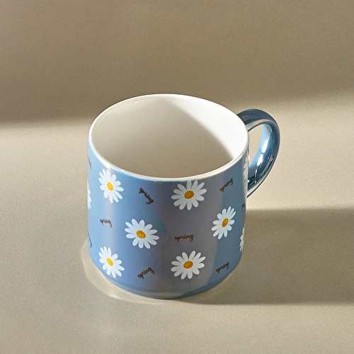 Karaca Daisy Lüsterli Lacivert Mug 420 ml