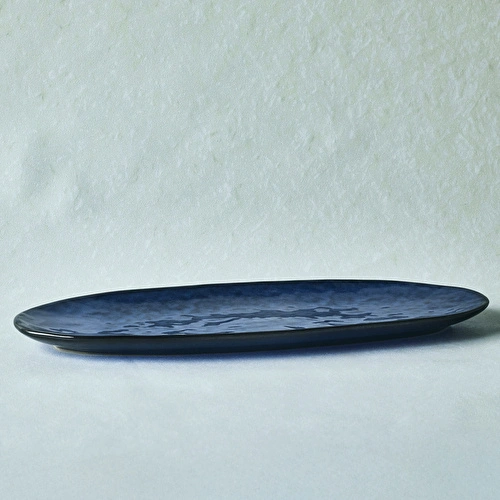 Karaca Nebula Blue Kayık Tabak 36 cm Karaca Nebula Blue Kayık Tabak 36 cm