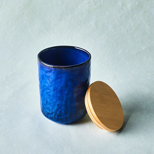 Karaca Nebula Blue Saklama Kabı 13 cm