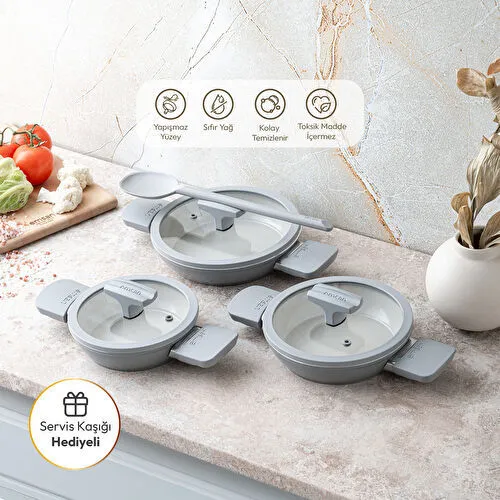 Emsan Swiss Crystal RS 6 Parça Sahan Seti