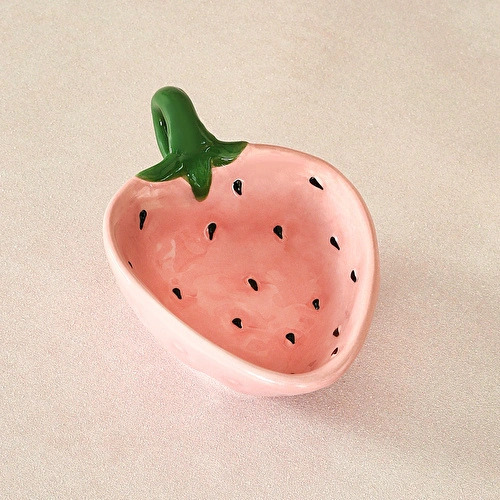 Karaca Strawberry Çerezlik 14 cm Pembe
