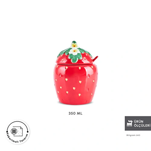 Karaca Strawberry Şekerlik 350 Ml Karaca Strawberry Şekerlik 350 Ml
