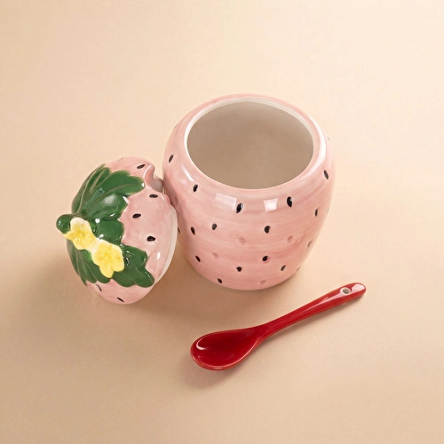 Karaca Strawberry Şekerlik Pembe 350 ml Karaca Strawberry Şekerlik Pembe 350 ml