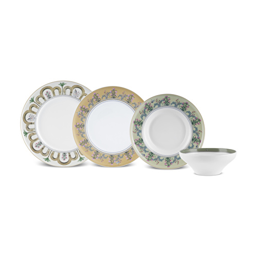 Karaca Forever Bone Colosseum 24 Parça 6 Kişilik Yemek Takımı