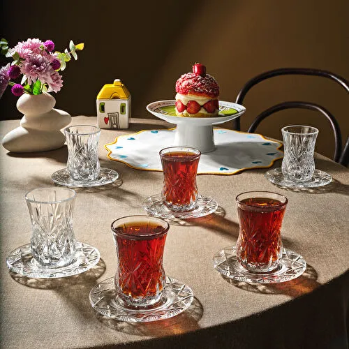 Karaca Rcr Melodia 12 Parça 6 Kişilik Cam Çay Seti