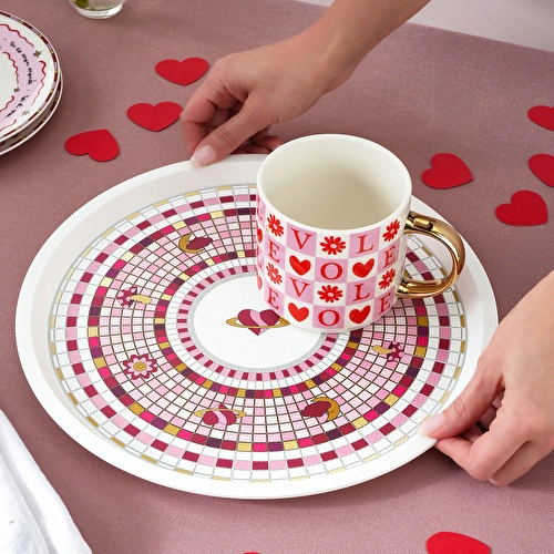 Karaca Planet Heart Tepsi 31 cm Karaca Planet Heart Tepsi 31 cm