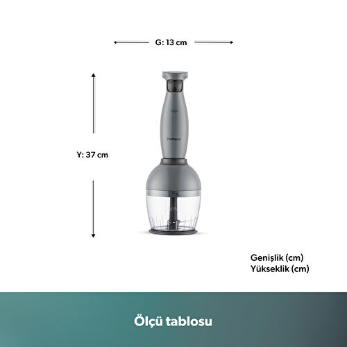 Homend Handmaid 1967H Blender Set Antrasit Siyah Homend Handmaid 1967H Blender Set Antrasit Siyah