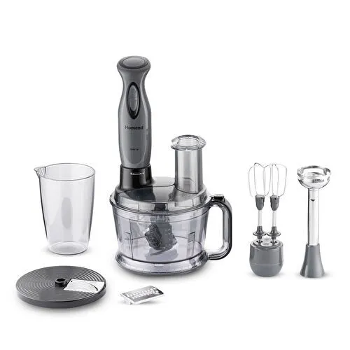 Homend Functionall 2851H Mutfak Robotu Antrasit Siyah