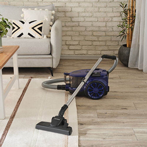 Homend Dustider 1255H Yatay Süpürge Mor Siyah