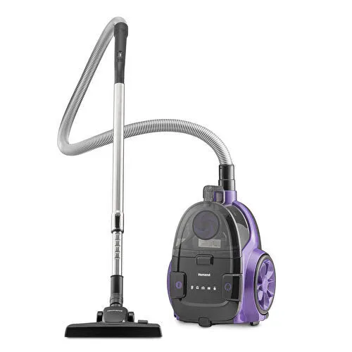 Homend Dustider 1255H Yatay Süpürge Mor Siyah