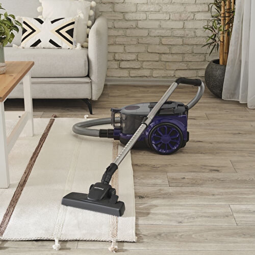 Homend Dustroyer 1255H Yatay Süpürge Mor Siyah