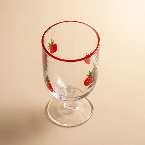 Karaca Strawberry Kadeh 390 ml Kırmızı