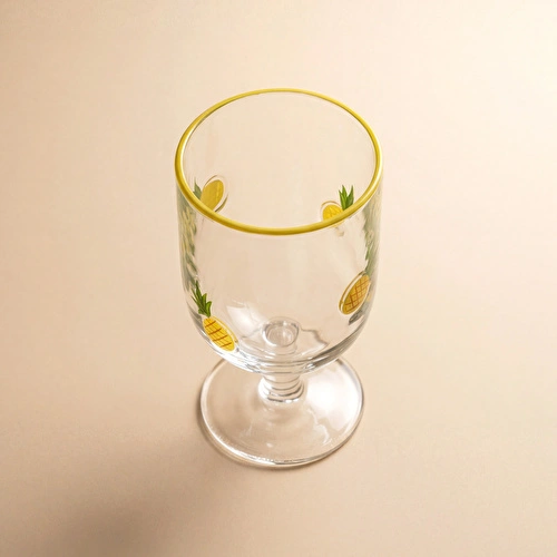 Karaca Pineapple Kadeh 390 ml Sarı