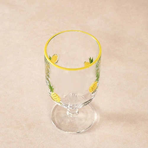 Karaca Pineapple Kadeh 390 ml Sarı
