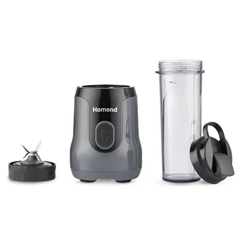 Homend Mixfresh 7026H Kişisel Smoothie Blender Antrasit Siyah