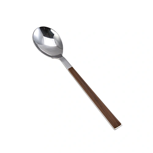 Emsan Salzburg Ahşap Saplı Tekli Tatlı Kaşığı 15 cm