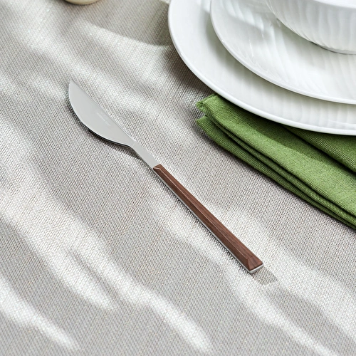 Emsan Salzburg Ahşap Saplı Tekli Yemek Bıçağı 22 cm
