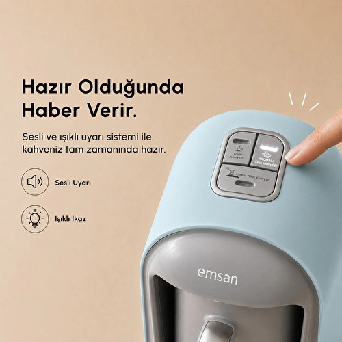 Emsan Kumda Türk Kahve Makinesi Tiffany Blue Emsan Kumda Türk Kahve Makinesi Tiffany Blue
