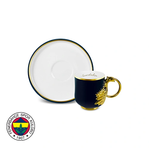 Karaca x Fenerbahçe Lisanslı 2 Kişilik Kahve Fincan Takımı 90 ml