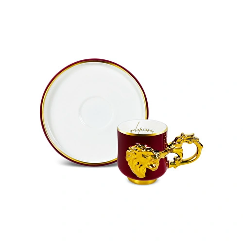Karaca x Galatasaray Lisanslı 2 Kişilik Kahve Fincan Takımı 90 ml