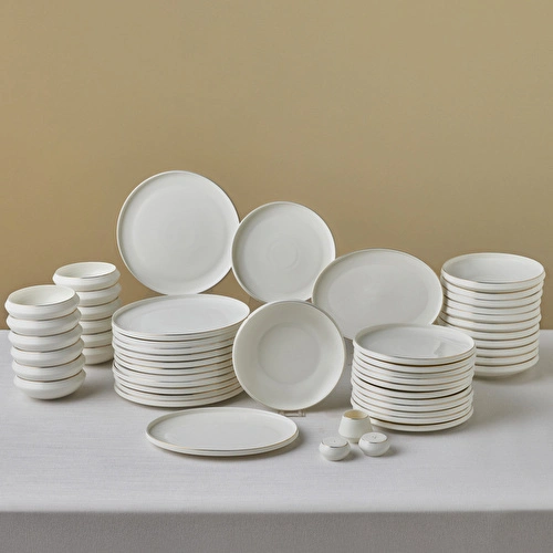 Karaca Stream Bone Aris 53 Parça 12 Kişilik Yemek Takımı Gold