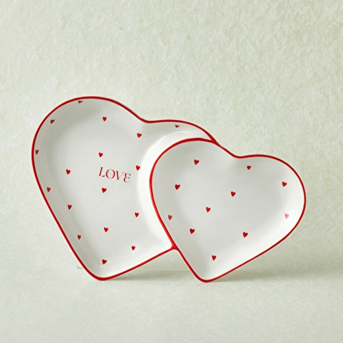 Karaca Heart To Heart Sunumluk Beyaz 26 cm