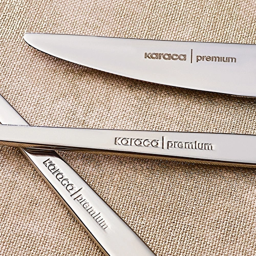 Karaca Cleopatra Premium 84 Parça Çatal Kaşık Bıçak Takımı, Platin