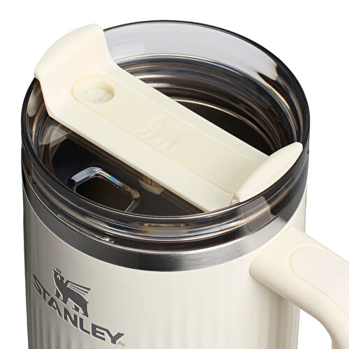 Stanley The Quencher Fluted Tumbler Pipetli Termos Bardak 1,18L Cream Gloss