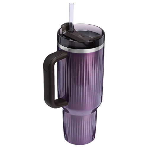 Stanley The Quencher Fluted Tumbler Pipetli Termos Bardak 1,18L Wisteria Shine