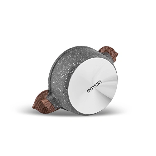 Emsan Dark Silver Biogranit Mini Tencere 12 cm Emsan Dark Silver Biogranit Mini Tencere 12 cm
