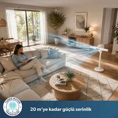 Homend AeroCool 9013H Turbo Motorlu 360° Çok Yönlü, Sessiz ve Zaman Ayarlı Vantilatör Homend AeroCool 9013H Turbo Motorlu 360° Çok Yönlü, Sessiz ve Zaman Ayarlı Vantilatör