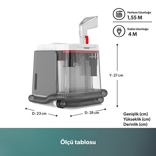 Homend Stain 1256H Halı ve Koltuk Yıkama Makinesi