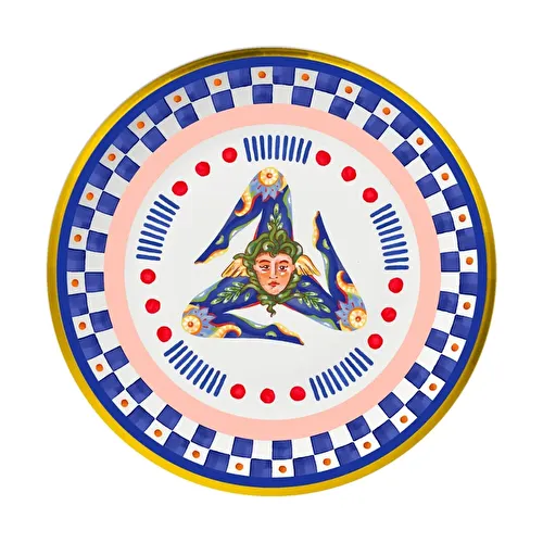 Baci Milano Dolce Vita 6'lı Trinacria Ekmek Tabağı 16 cm Porselen